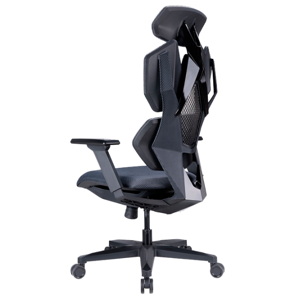 Scaun Gaming LUMI Comfy Mesh Gray Black photo 7 Scaun Gaming LUMI Comfy Mesh Gray Black photo 7