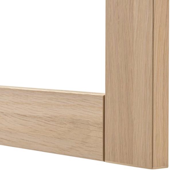 Dulap cu vitrină Ikea Besta/Hanviken Sticlă / Whitewashed Oak photo 4