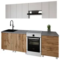 Bucătărie Smartex K2 PAL melaminat / Dark Oak