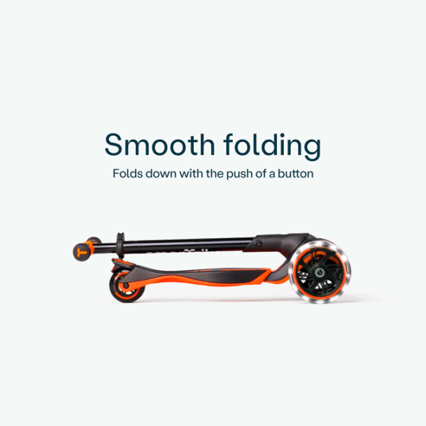 Trotinetă pentru copii cu trei roți SmarTrike Xtend Scooter (3Y-12Y) / Orange photo 5