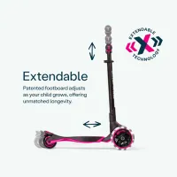 Детский трёхколёсный самокат SmarTrike Xtend Scooter (3Y-12Y) / Розовый photo 4