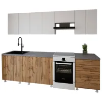 Bucătărie Smartex K2 PAL melaminat / Dark Oak