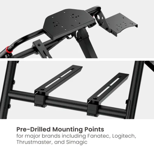 Stand pentru volan de curse LUMI Foldable Racing Simulator Wheel Stand Xbox Series S / Black photo 10