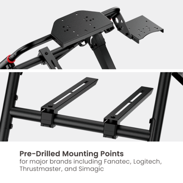 Stand pentru volan de curse LUMI Foldable Racing Simulator Wheel Stand Xbox Series S / Black photo 10