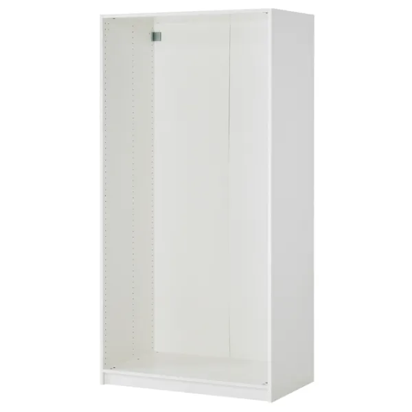 Шкаф Ikea Pax/Fardal/Komplement 100 x 60см x 236.4 / ДСП / Белый photo 3