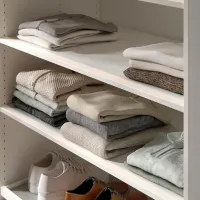 Шкаф Ikea Pax/Fardal/Komplement 100 x 60см x 236.4 / ДСП / Белый photo 6