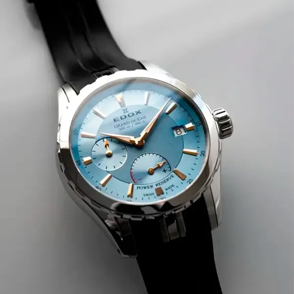 Ceas de mână pentru bărbați Edox 94500-3CA-BUCR Mecanic / 40 mm photo 3 Ceas de mână pentru bărbați Edox 94500-3CA-BUCR Mecanic / 40 mm photo 3