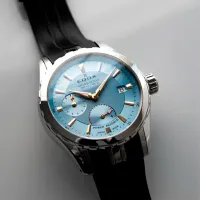 Ceas de mână pentru bărbați Edox 94500-3CA-BUCR Mecanic / 40 mm photo 3