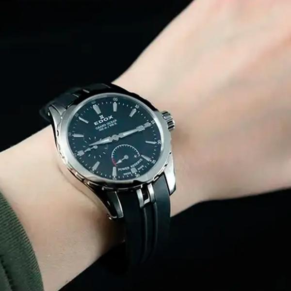 Ceas de mână pentru bărbați Edox 94500-3CA-NIN Mecanic / 40 mm photo 2 Ceas de mână pentru bărbați Edox 94500-3CA-NIN Mecanic / 40 mm photo 2