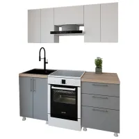 Bucătărie Smartex K2 PAL melaminat / Gray