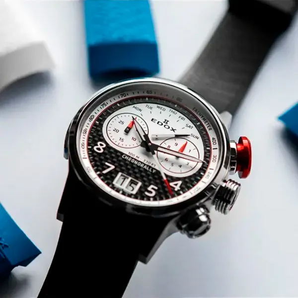 Ceas de mână pentru bărbați Edox 38003-TINR-CANBR Cuarț / 45 mm photo 5 Ceas de mână pentru bărbați Edox 38003-TINR-CANBR Cuarț / 45 mm photo 5