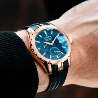 Ceas de mână pentru bărbați Edox 94500-37RCA-BUIR Mecanic / 40 mm photo 2