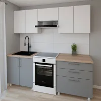 Bucătărie Smartex K2 PAL melaminat / Gray photo 2
