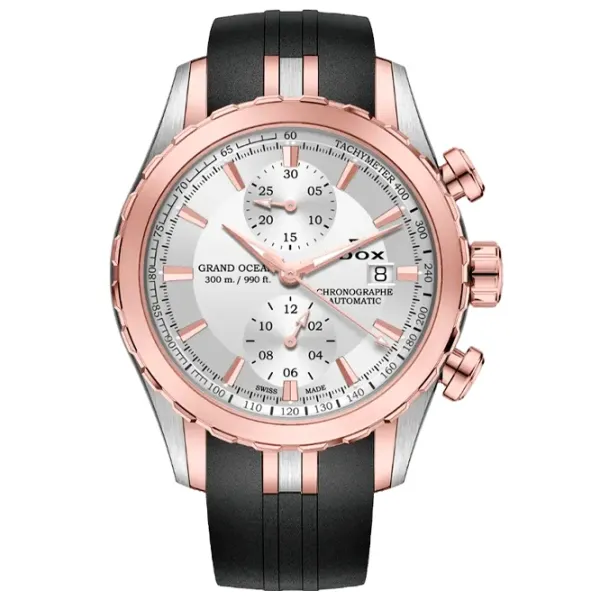 Ceas de mână pentru bărbați Edox 09800-357RCA-AIR Mecanic / 43 mm photo 1