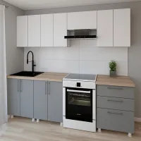 Bucătărie Smartex K2 PAL melaminat / Gray photo 2