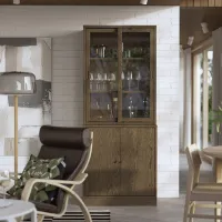 Dulap cu vitrină Ikea Tonstad PAL / Brown photo 2