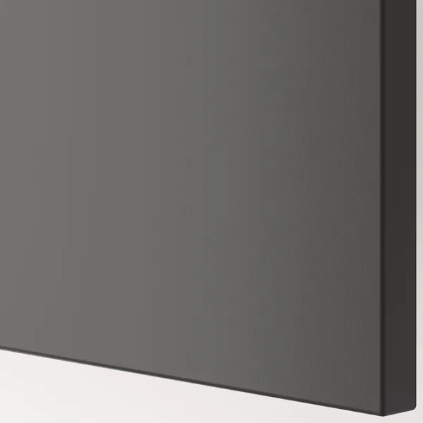 Dulap cu vitrină Ikea Besta/Lappviken/Fallsvik Sticlă / Dark grey photo 5