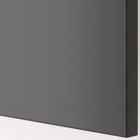Dulap cu vitrină Ikea Besta/Lappviken/Fallsvik Sticlă / Dark grey photo 5