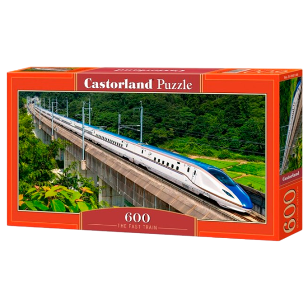 Puzzle Castorland The Fast Train 9+/ Numărul de piese: 600 photo 1