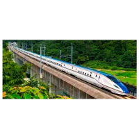 Puzzle Castorland The Fast Train 9+/ Numărul de piese: 600 photo 2