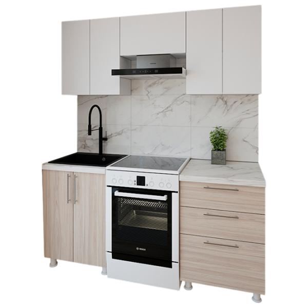 Кухня Smartex K2 ДСП меламин / Светлый Дуб photo 1