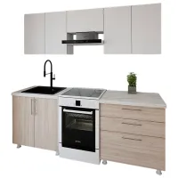 Bucătărie Smartex K2 PAL melaminat / Light Oak