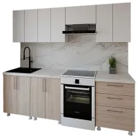 Bucătărie Smartex K2 PAL melaminat / Light Oak