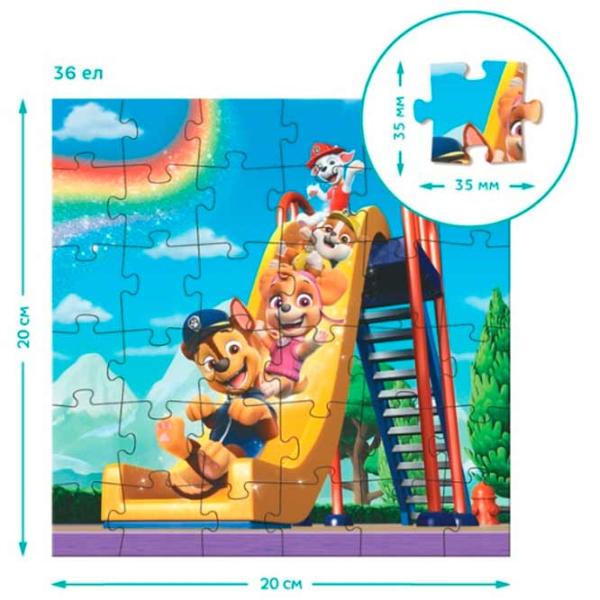 Puzzle DoDo 3in1 Paw Patrol 3+/ Количество деталей: 115 photo 2