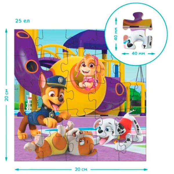 Puzzle DoDo 3in1 Paw Patrol 3+/ Количество деталей: 115 photo 3