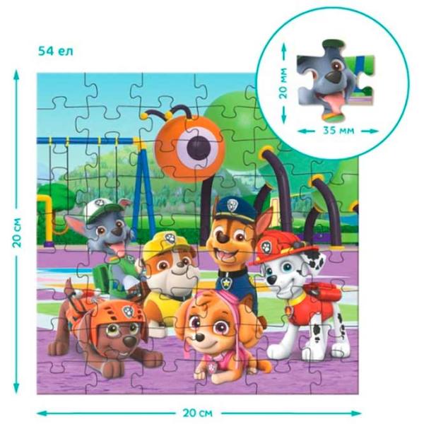 Puzzle DoDo 3in1 Paw Patrol 3+/ Количество деталей: 115 photo 5