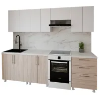 Bucătărie Smartex K2 PAL melaminat / Light Oak