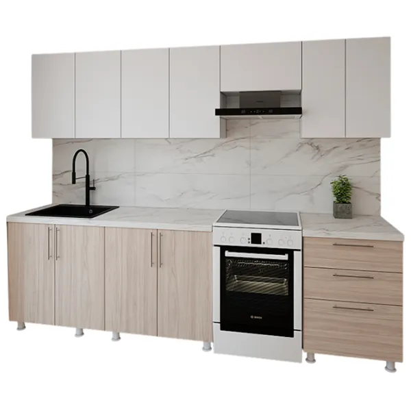 Кухня Smartex K2 ДСП меламин / Светлый Дуб photo 1