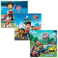 Puzzle DoDo 3in1 Paw Patrol 3+/ Numărul de piese: 115