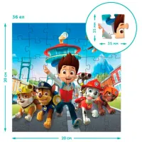 Puzzle DoDo 3in1 Paw Patrol 3+/ Numărul de piese: 115 photo 2