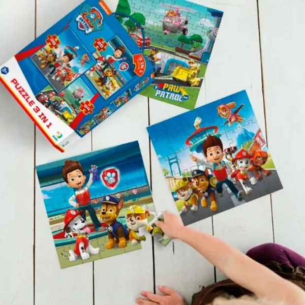 Puzzle DoDo 3in1 Paw Patrol 3+/ Количество деталей: 115 photo 6