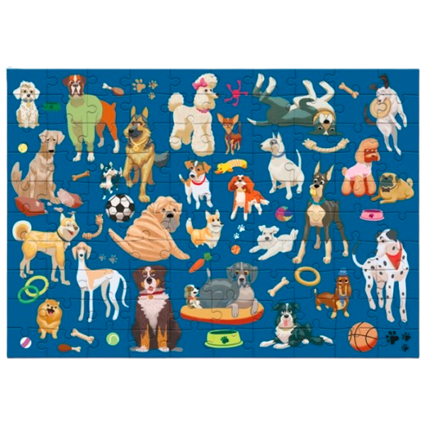 Puzzle DoDo Doggy Days 5+/ Количество деталей: 100 photo 1