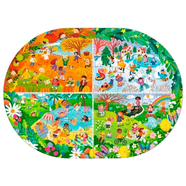 Puzzle DoDo All Year Round 5+/ Количество деталей: 100 photo 1