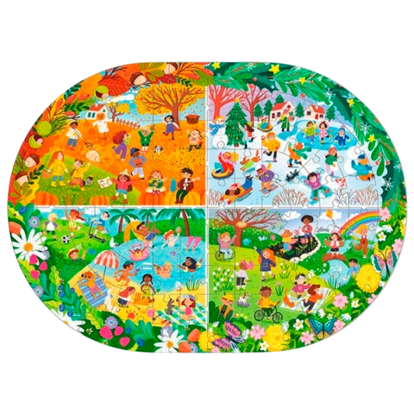 Puzzle DoDo All Year Round 5+/ Количество деталей: 100 photo 1