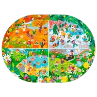 Puzzle DoDo All Year Round 5+/ Numărul de piese: 100