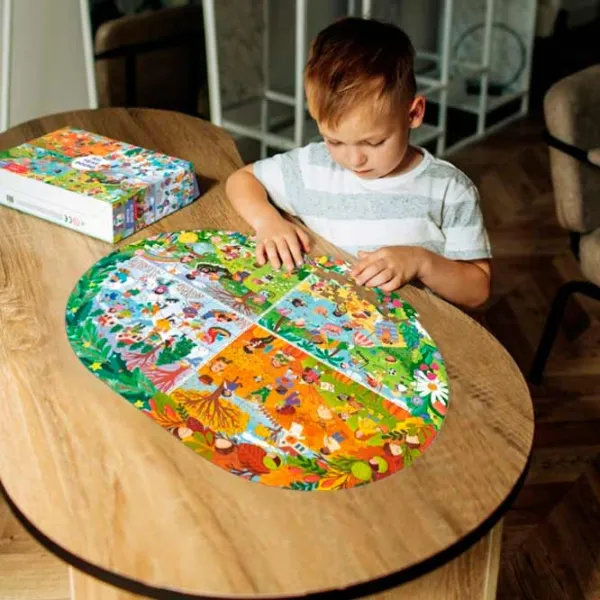 Puzzle DoDo All Year Round 5+/ Количество деталей: 100 photo 2