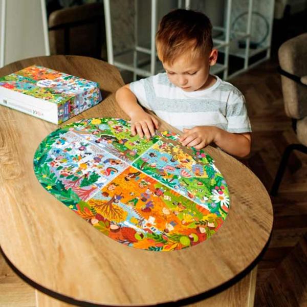 Puzzle DoDo All Year Round 5+/ Количество деталей: 100 photo 2