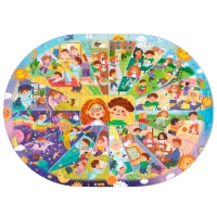 Puzzle DoDo Daily Routines 5+/ Numărul de piese: 100