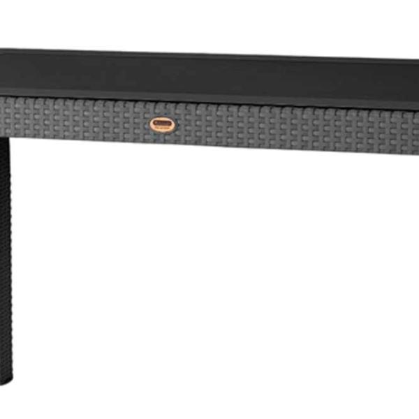 Masă de grădină Heniver Rattan Table Dreptunghiular / Gray Anthracite photo 5