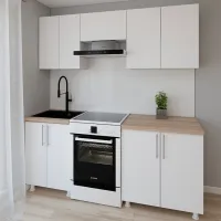 Bucătărie Smartex K1 PAL melaminat / White photo 2