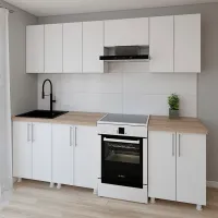 Bucătărie Smartex K1 PAL melaminat / White photo 2