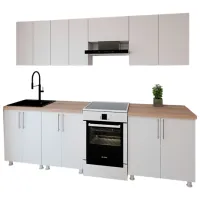 Bucătărie Smartex K1 PAL melaminat / White