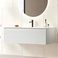 Seturi mobilă de baie Orka Olbia MDF / White photo 2