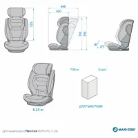 Детское автокресло Maxi-Cosi Rodifix Pro 2 3.5 года - 12 лет / 36 кг / Аутентик Терра photo 11