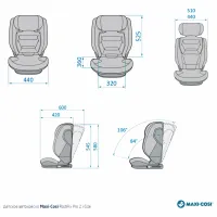 Детское автокресло Maxi-Cosi Rodifix Pro 2 3.5 года - 12 лет / 36 кг / Аутентик Терра photo 12