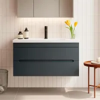 Seturi mobilă de baie Orka Varna 80 MDF / Gray photo 4